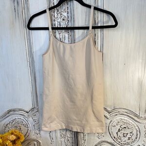 Shapermint Essentials Women's Cream Body Shaper Tank Top